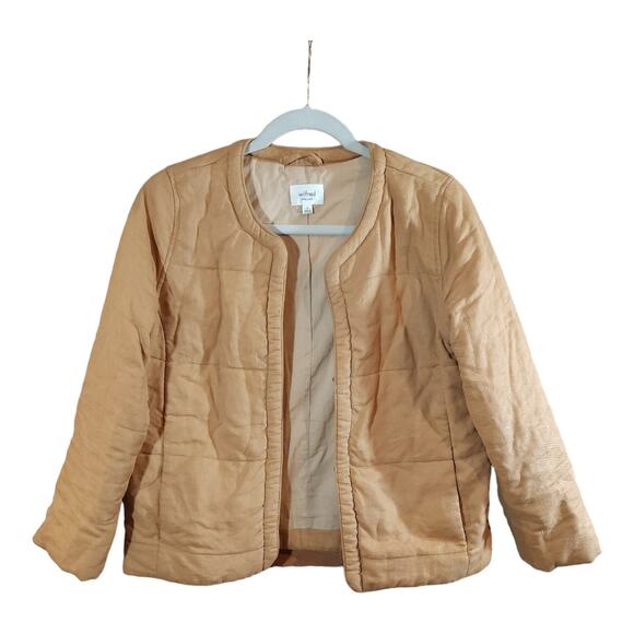 Wilfred Quilted Tan Jacket - Picture 5 of 11